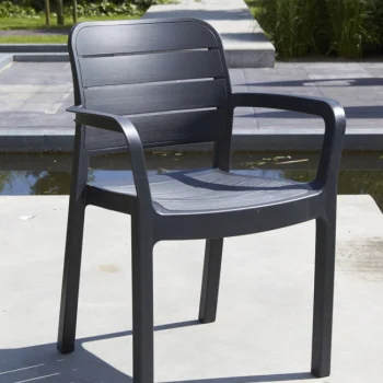 Allibert baštenska stolica Tisara, grafit-1 Allibert baštenska stolica Tisara, grafit-1